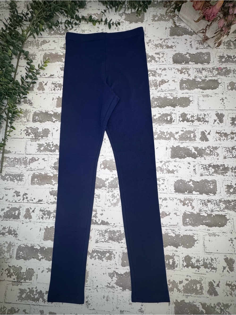 Old Navy Girls' Navy Stretch Cotton Leggings Size XXL New Without the Tags